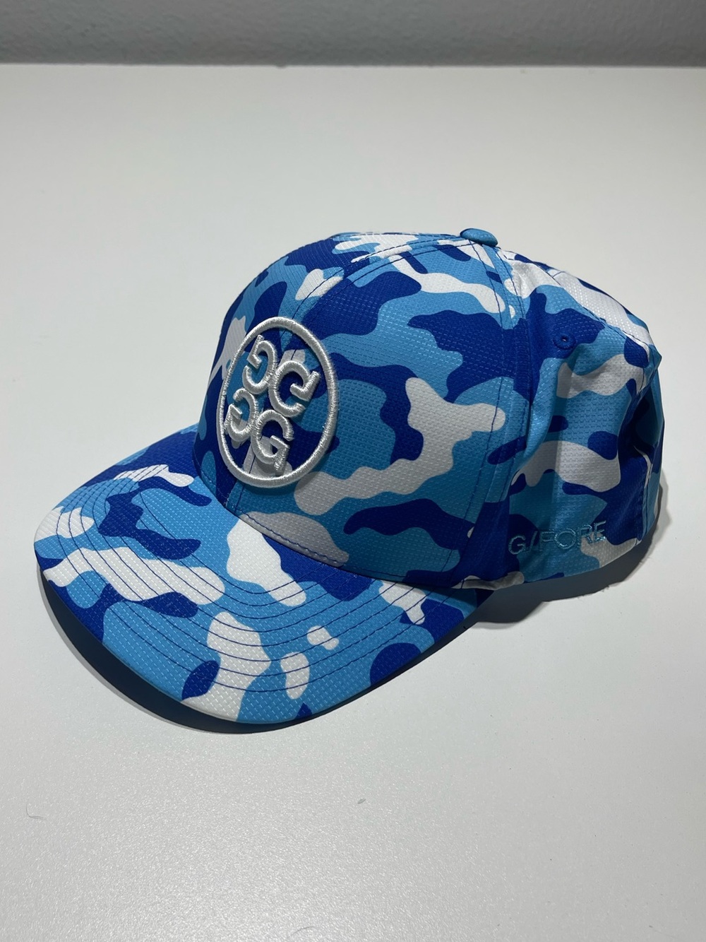 G/FORE Blue Camo Adjustable Golf Hat 100% Snapback New NWT Golfing